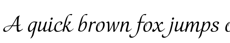 Preview of FONTSPRING DEMO - Orbi Calligraphic Three Regular font
