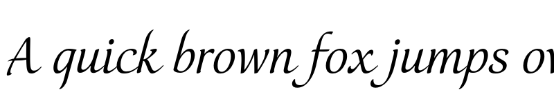 Preview of FONTSPRING DEMO - Orbi Calligraphic Two Regular font