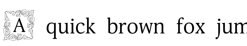 Preview of FONTSPRING DEMO - Orbi Initials Two Regular font