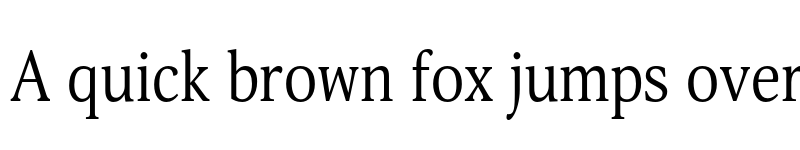 Preview of FONTSPRING DEMO - Orbi Narrow Regular font