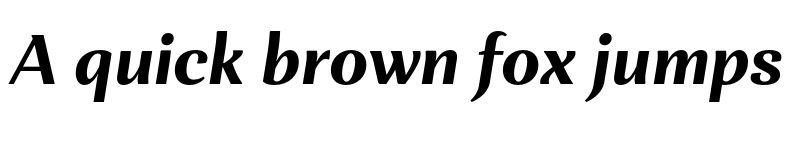 Preview of FONTSPRING DEMO - Orchidea Pro Bold Italic font