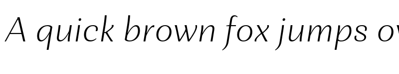 Preview of FONTSPRING DEMO - Orchidea Pro ExLt Italic font