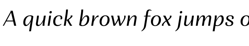 Preview of FONTSPRING DEMO - Orchidea Pro Italic font