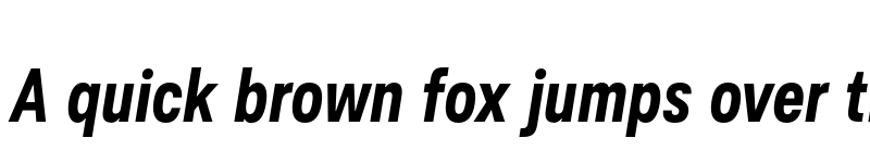 Preview of FONTSPRING DEMO - Ordina Compressed Bold Italic font