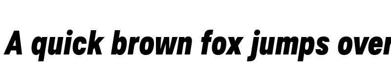 Preview of FONTSPRING DEMO - Ordina Compressed Heavy Italic font