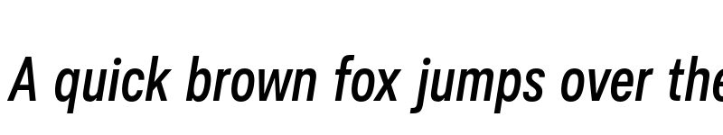 Preview of FONTSPRING DEMO - Ordina Compressed Medium Italic font