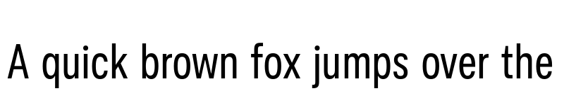 Preview of FONTSPRING DEMO - Ordina Compressed Regular font