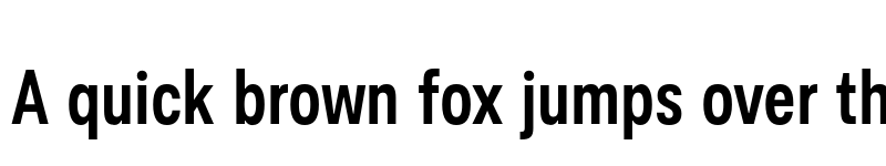 Preview of FONTSPRING DEMO - Ordina Compressed Semibold Regular font