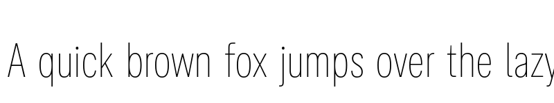 Preview of FONTSPRING DEMO - Ordina Compressed Thin Regular font