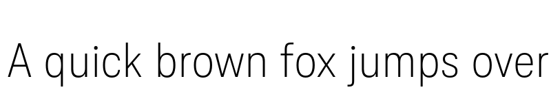 Preview of FONTSPRING DEMO - Ordina Condensed Extralight Regular font