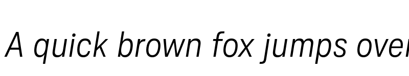 Preview of FONTSPRING DEMO - Ordina Condensed Light Italic font