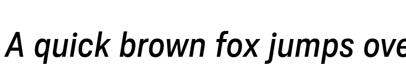 Preview of FONTSPRING DEMO - Ordina Condensed Medium Italic font