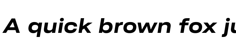 Preview of FONTSPRING DEMO - Ordina Expanded Extrabold Italic font