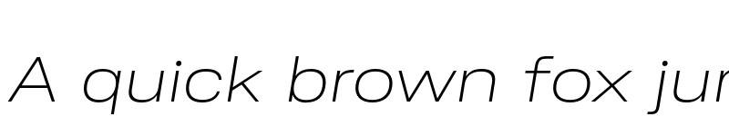 Preview of FONTSPRING DEMO - Ordina Expanded Extralight Italic font