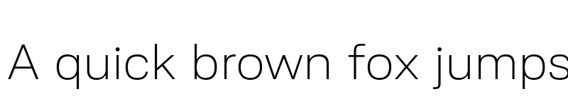 Preview of FONTSPRING DEMO - Ordina Extralight Regular font