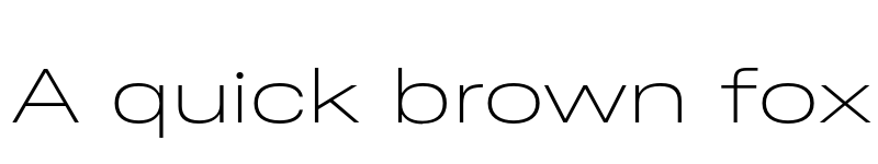 Preview of FONTSPRING DEMO - Ordina Wide Extralight Regular font