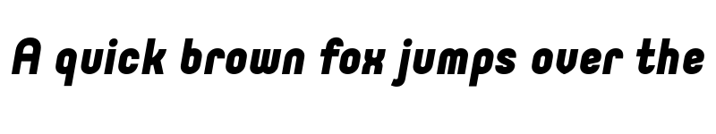 Preview of FONTSPRING DEMO - Orev Black Bold Italic font