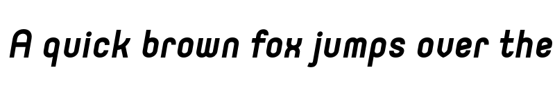 Preview of FONTSPRING DEMO - Orev Bold Italic font