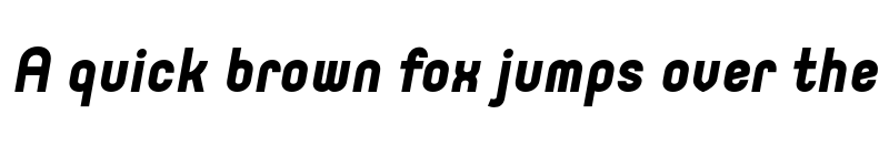 Preview of FONTSPRING DEMO - Orev ExtBd Bold Italic font