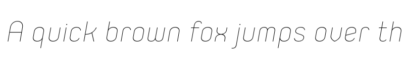 Preview of FONTSPRING DEMO - Orev ExtLt Bold Italic font