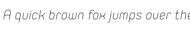 Preview of FONTSPRING DEMO - Orev Light Bold Italic font