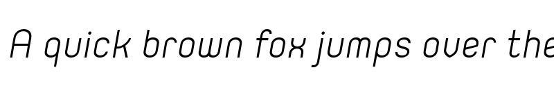 Preview of FONTSPRING DEMO - Orev SemLt Italic font