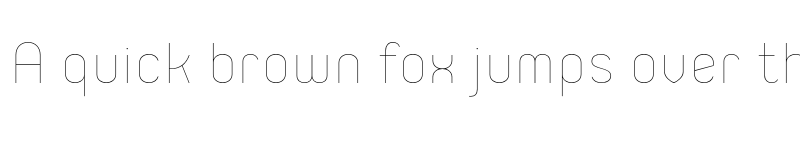 Preview of FONTSPRING DEMO - Orev Thin Regular font