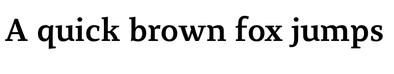 Preview of FONTSPRING DEMO - Organon Serif DemiBold Regular font