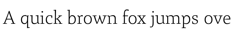 Preview of FONTSPRING DEMO - Organon Serif Light Regular font