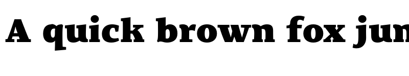 Preview of FONTSPRING DEMO - Organon Serif UltraBlack Regular font