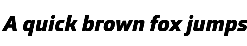 Preview of FONTSPRING DEMO - Orgon Plan ExtraBold Italic font