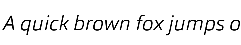 Preview of FONTSPRING DEMO - Orgon Plan Light Italic font