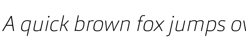 Preview of FONTSPRING DEMO - Orgon Plan Thin Italic font