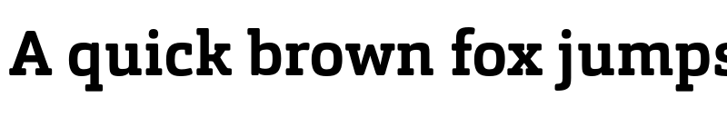 Preview of FONTSPRING DEMO - Orgon Slab Bold font