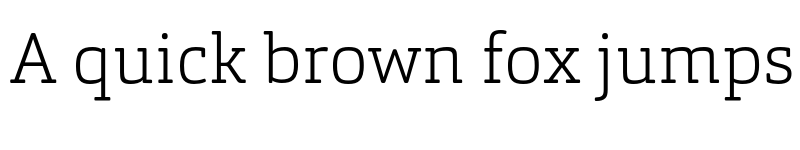 Preview of FONTSPRING DEMO - Orgon Slab ExtraLight Regular font