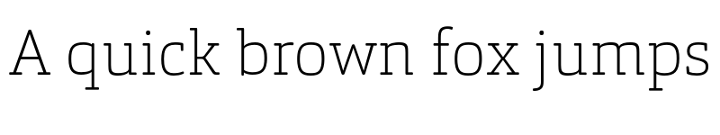 Preview of FONTSPRING DEMO - Orgon Slab Thin Regular font