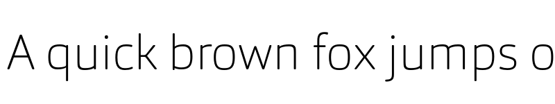 Preview of FONTSPRING DEMO - Orgon Thin Regular font