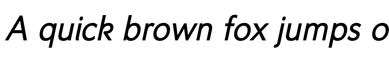 Preview of FONTSPRING DEMO - Oslo Bold Italic font