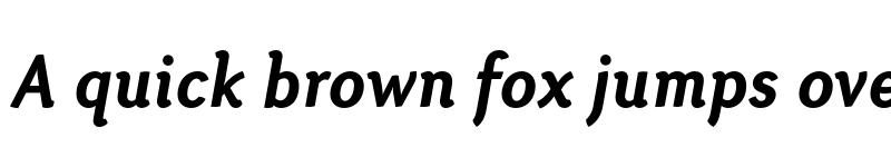 Preview of FONTSPRING DEMO - Otari-BoldItalic Regular font