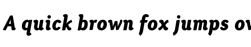 Preview of FONTSPRING DEMO - Otari-HeavyItalic Regular font