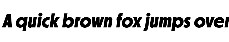 Preview of FONTSPRING DEMO - Otterco Display ExtraBold Italic font