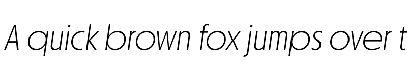 Preview of FONTSPRING DEMO - Otterco Display ExtraLight Italic font