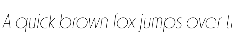 Preview of FONTSPRING DEMO - Otterco Display Thin Italic font