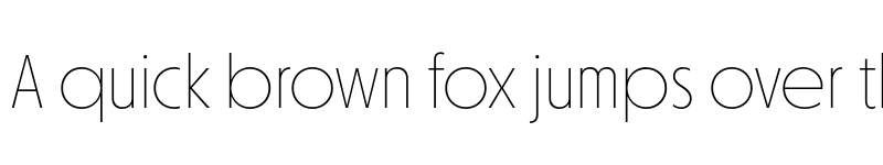 Preview of FONTSPRING DEMO - Otterco Display Thin Regular font