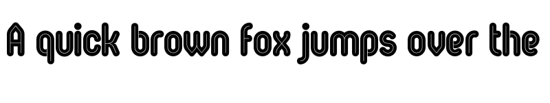 Preview of FONTSPRING DEMO - Oval Double Regular font