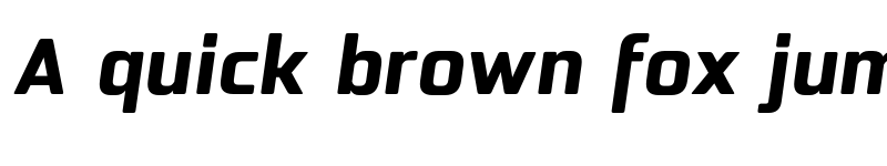 Preview of FONTSPRING DEMO - Oxima Black Italic Regular font