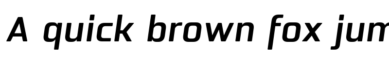 Preview of FONTSPRING DEMO - Oxima Bold Italic Regular font