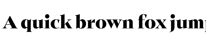 Preview of FONTSPRING DEMO - Ozana Pro Display Black Regular font