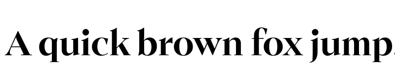 Preview of FONTSPRING DEMO - Ozana Pro Display DemiBold Regular font