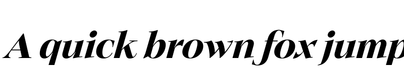 Preview of FONTSPRING DEMO - Ozana Pro Display Ozana Pro Display Bold Italic font